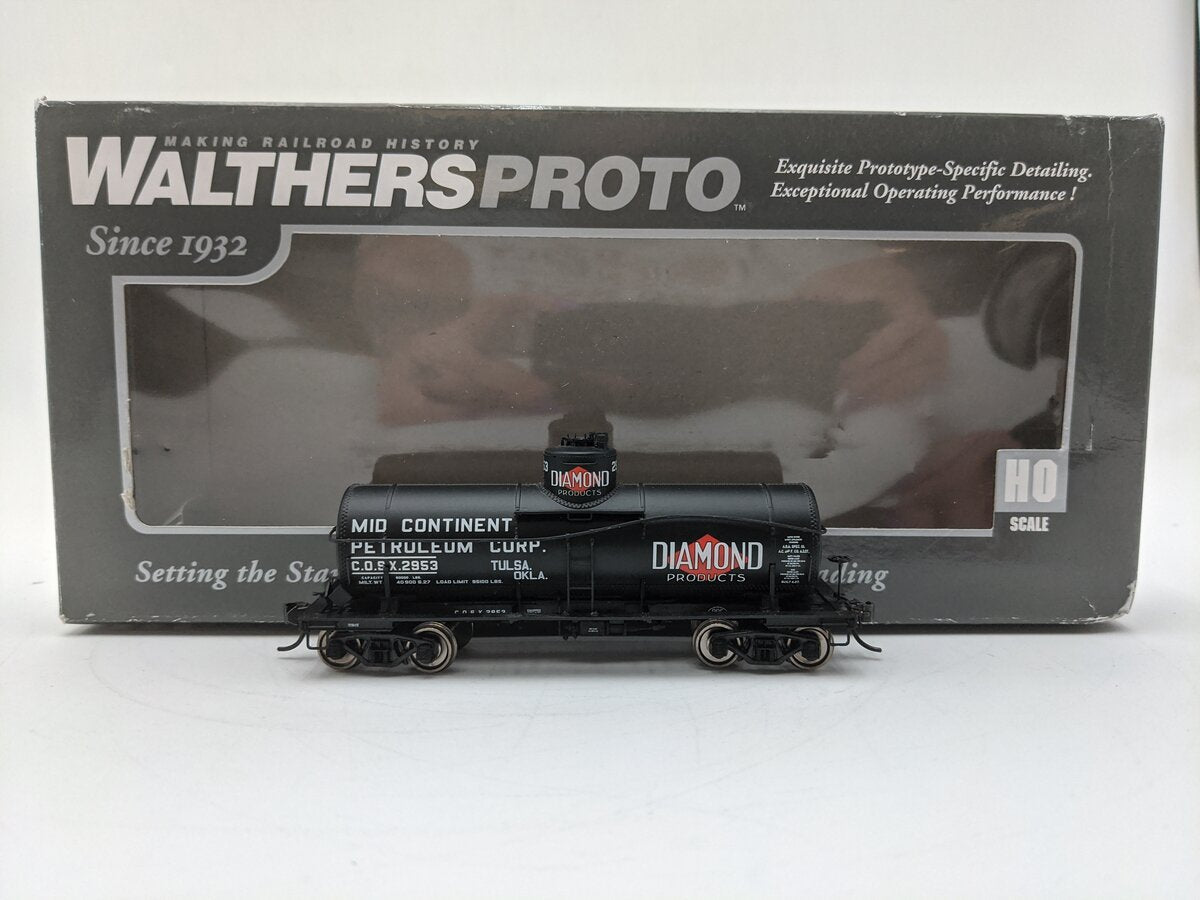 Walthers 920-100306 HO ACF Mid-Continent Petroleum Corp. 32' Tank Car #2953 EX/Box