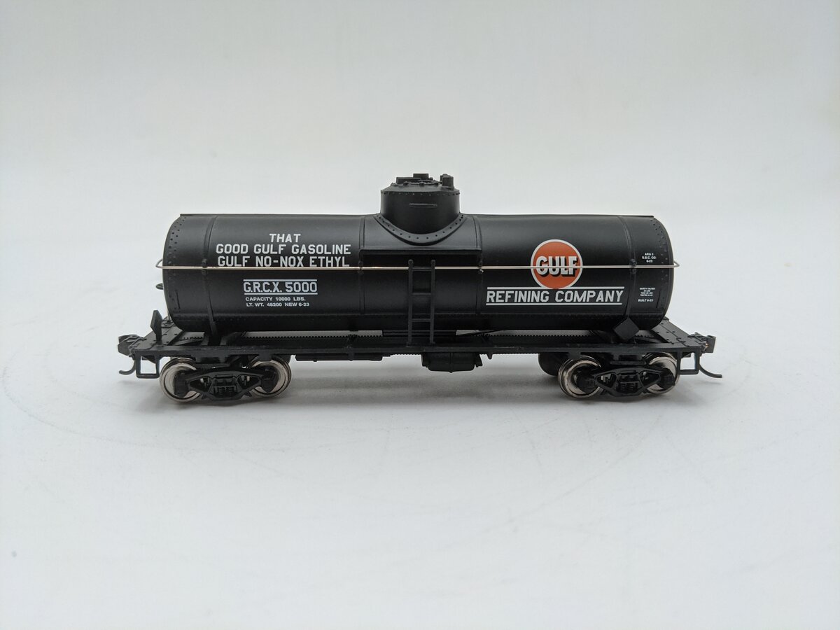 Walthers 910-1001 HO Gulf 36' 10,000 Gallon Tank Car #5000 EX/Box