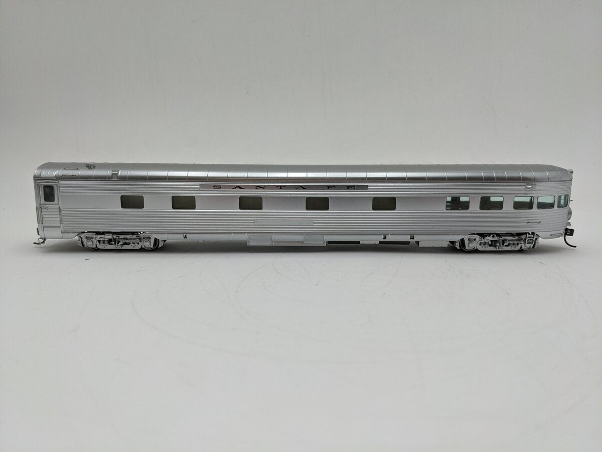 Walthers 920-9017 HO Santa Fe Lighted 85' PS Observation Lounge Passenger Car EX/Box