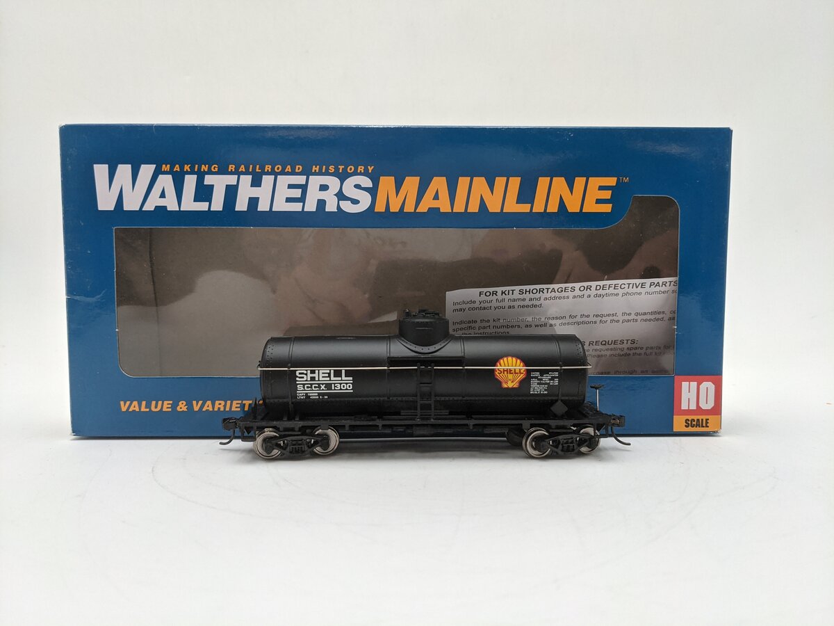 Walthers 910-1002 HO Shell 36' 10,000 Gallon Tank Car #1300 EX/Box