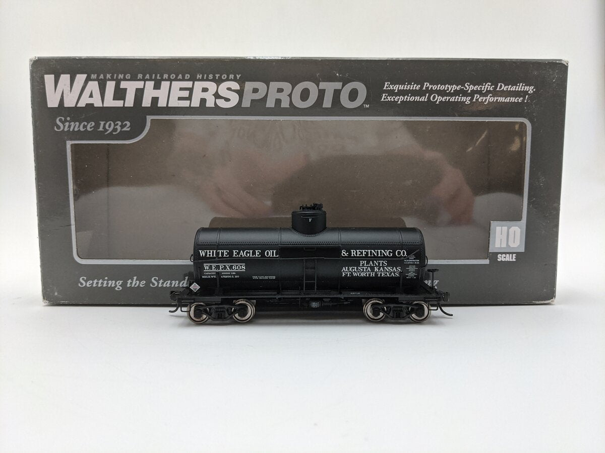 Walthers 920-100519 HO White Eagle Oil Type 21 ACF 10K Gallon Tank Car RTR #608 EX/Box