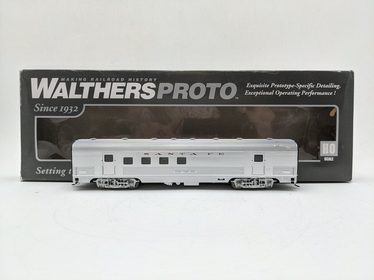 Walthers 920-9000 HO ATSF 63' Budd Railway Post Office Santa Fe Super Chief EX/Box