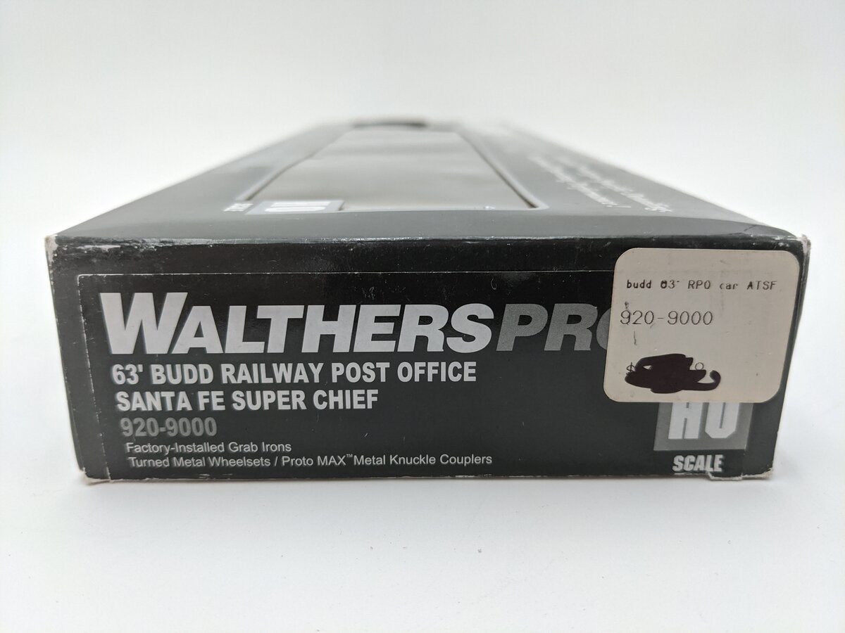 Walthers 920-9000 HO ATSF 63' Budd Railway Post Office Santa Fe Super Chief EX/Box