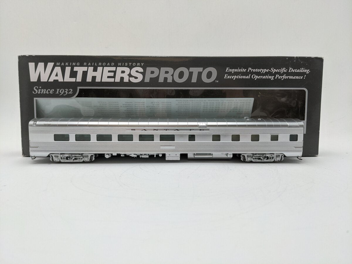 Walthers 920-9014 HO Santa Fe Lighted 85' PS 36-Seat Diner Passenger Car EX/Box