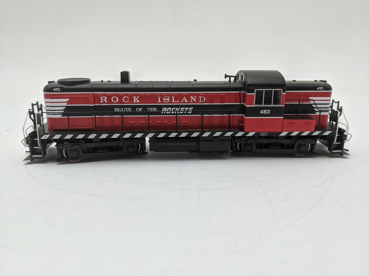 Bachmann 64209 HO Scale Rock Island Powered RS-3 Diesel Locomotive #493 EX/Box