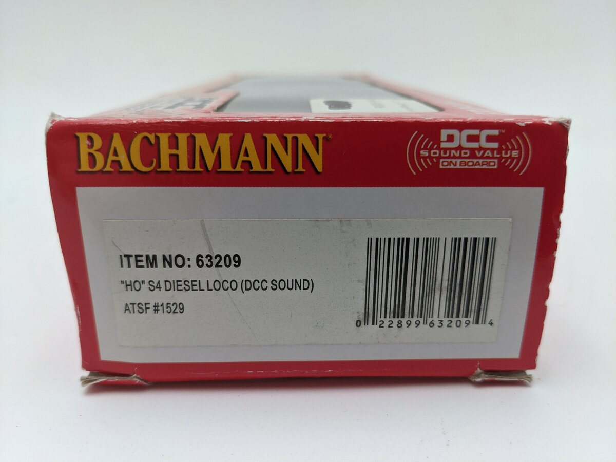 Bachmann 63209 HO ATSF ALCO S4 #1529 EX/Box