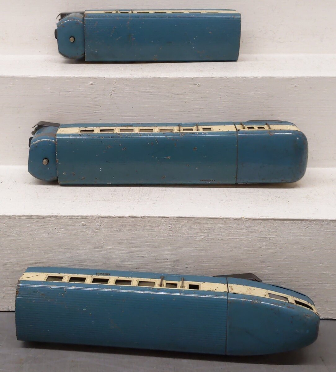Lionel 265 Vintage O Prewar Blue Streak Set w/ 617 618 619 VG