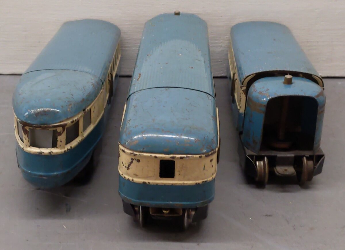 Lionel 265 Vintage O Prewar Blue Streak Set w/ 617 618 619 VG