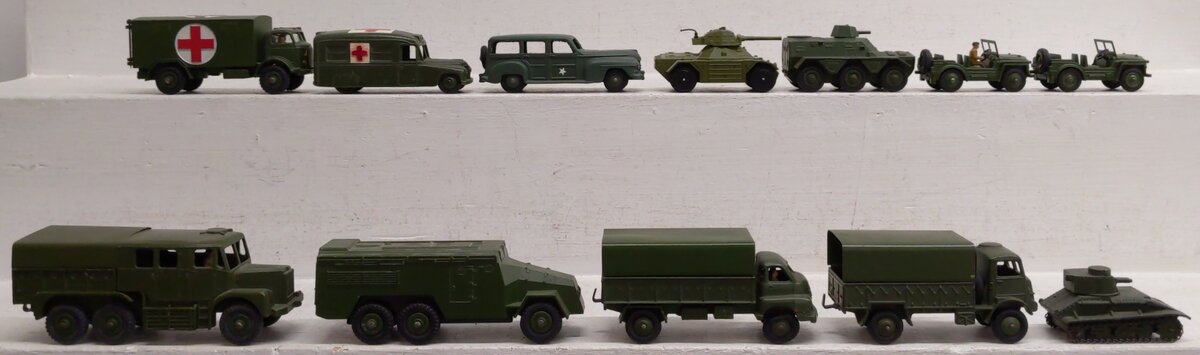 Dinky Toys 1:43 Scale Cast Metal Military Vehicles [12] EX
