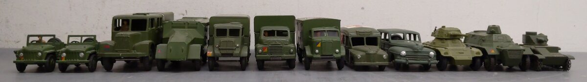Dinky Toys 1:43 Scale Cast Metal Military Vehicles [12] EX