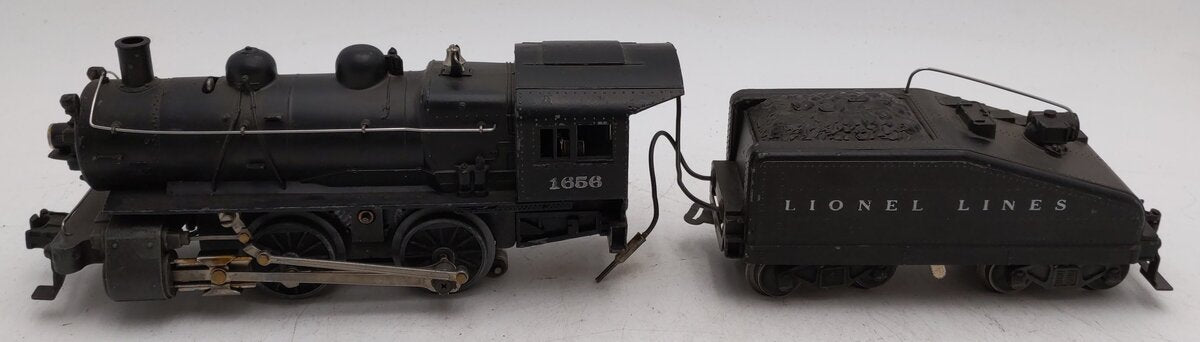 Lionel 1656 Vintage O Lionel Lines 0-4-0 Steam Locomotive & 6403B Tender w Bell VG