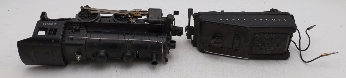 Lionel 1656 Vintage O Lionel Lines 0-4-0 Steam Locomotive & 6403B Tender w Bell VG