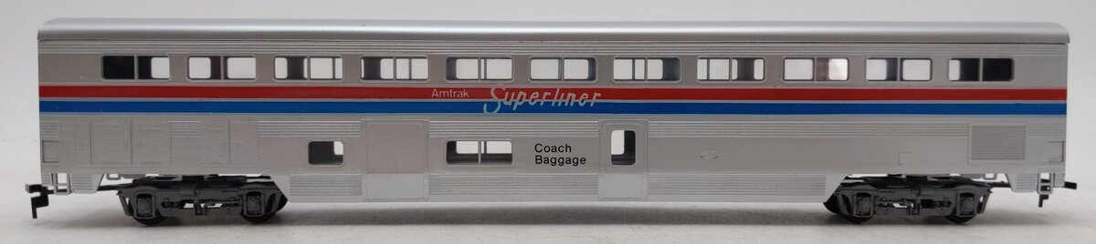 Con-Cor 0001-000821 HO Amtrak Ph II 85' Streamlined Superliner Coach/Baggage Car LN/Box