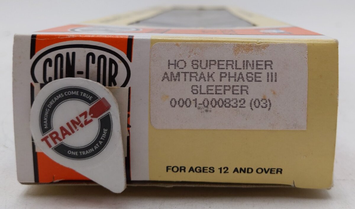 Con-Cor 0001-0832 HO Amtrak Phase III 85' Streamlined Superliner Sleeper Car LN/Box