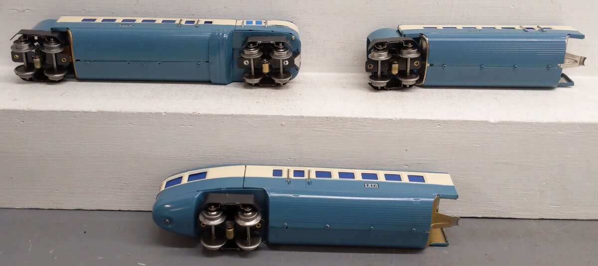 Lionel 265 Vintage O Gauge Prewar Blue Streak Set w/ 617 618 619