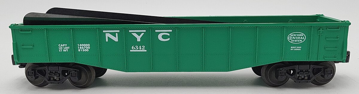 Lionel 6-19478 O Gauge New York Central Culvert Gondola Car #6342 EX