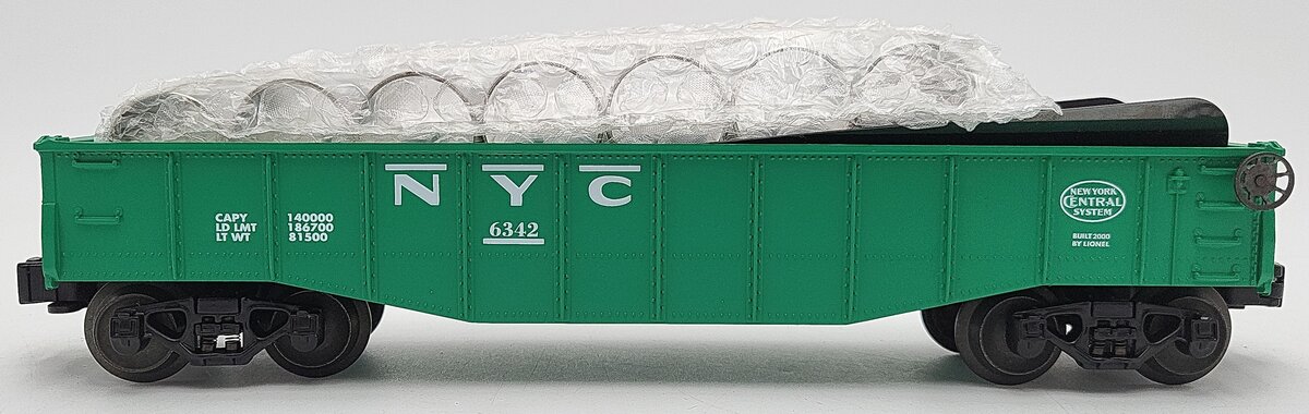 Lionel 6-19478 O Gauge New York Central Culvert Gondola Car #6342 EX