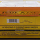 MTH 40-1004 O 31 RealTrax Nickel Silver Right Hand Remote Switch Turnout EX/Box