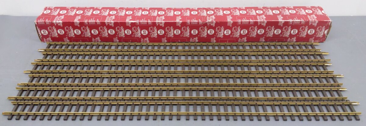 LGB 10610 G Gauge 48 Straight Track Box (Box of 6) EX/Box