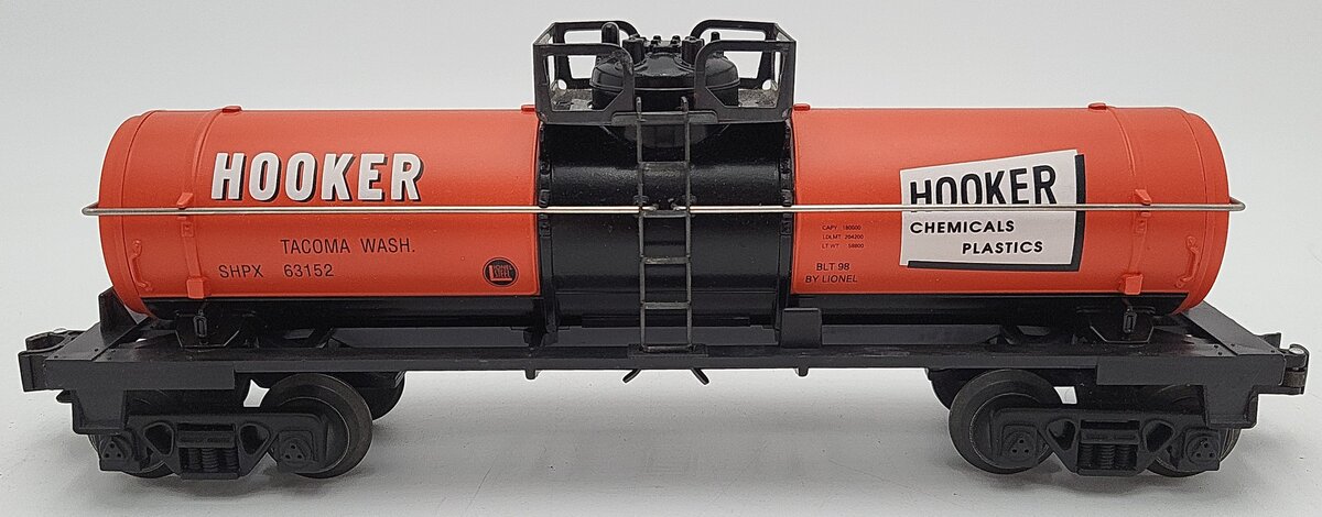 Lionel 6-63152 Hooker Chemical Single Dome Tank Car LN