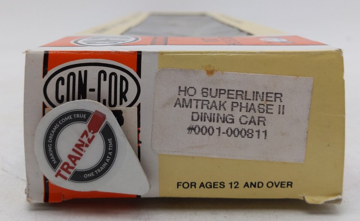 Con-Cor 001-000811 HO Amtrak Superliner 85' Phase 2 Dining Car EX/Box