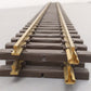 LGB 10610 4 Foot G Gauge Brass Straight Tracks [2] EX