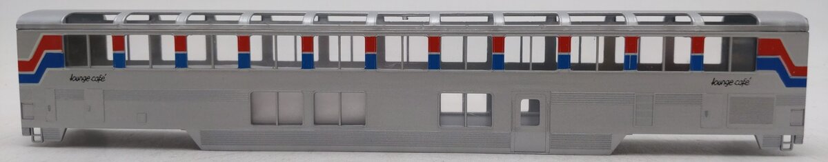 Con-Cor 0001-000841 HO Amtrak Superliner Phase II Lounge-Cafe Car-Kit LN/Box