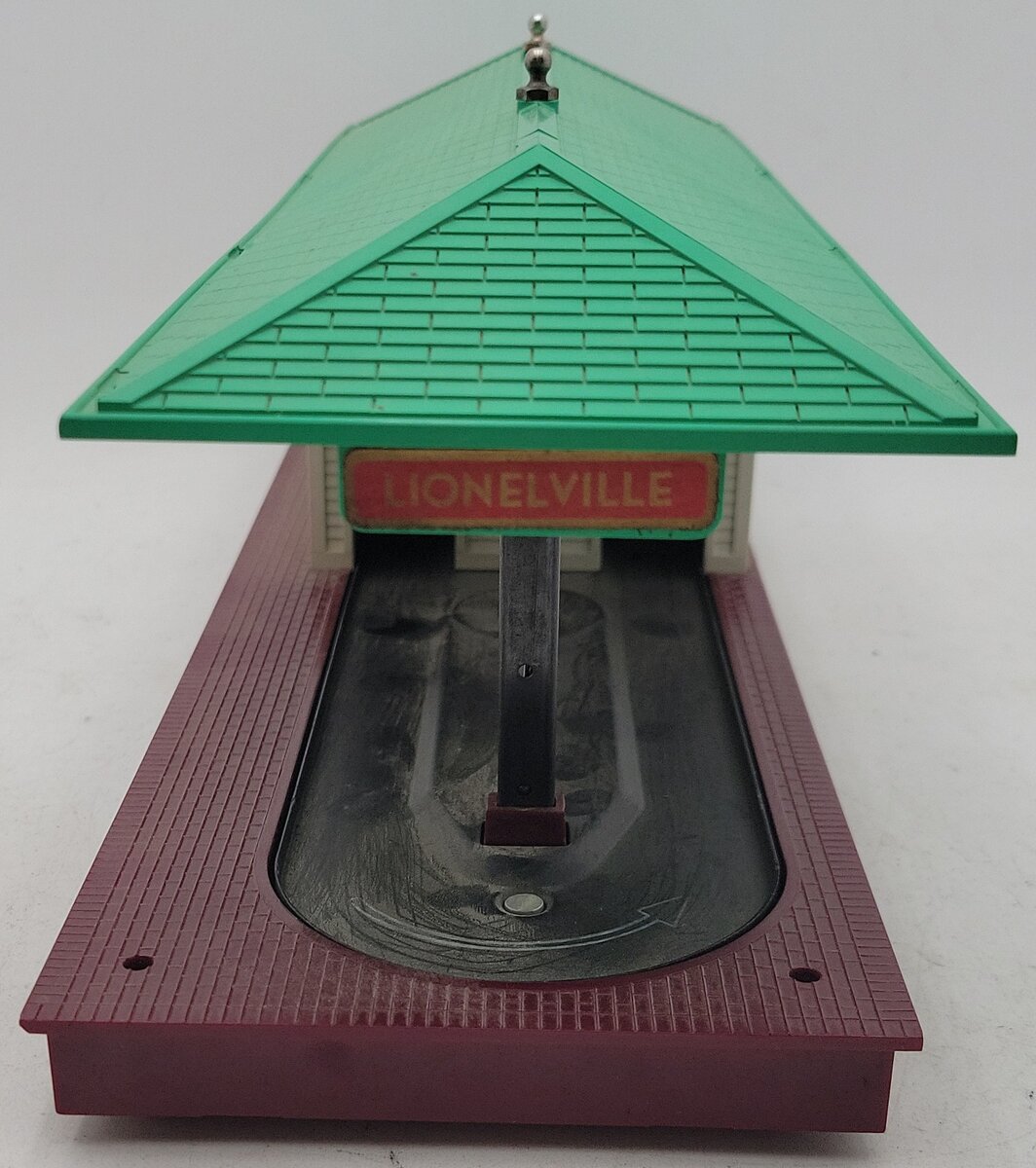 Lionel 356 Vintage O Operating Freight Station-Rare Light Green Roof EX/Box