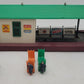Lionel 356 Vintage O Operating Freight Station-Rare Light Green Roof EX/Box