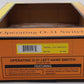 MTH 40-1005 O31 RealTrax Nickel Silver Left Hand Remote Switch Turnout  VG/Box