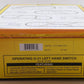 MTH 40-1005 O31 RealTrax Nickel Silver Left Hand Remote Switch Turnout  VG/Box