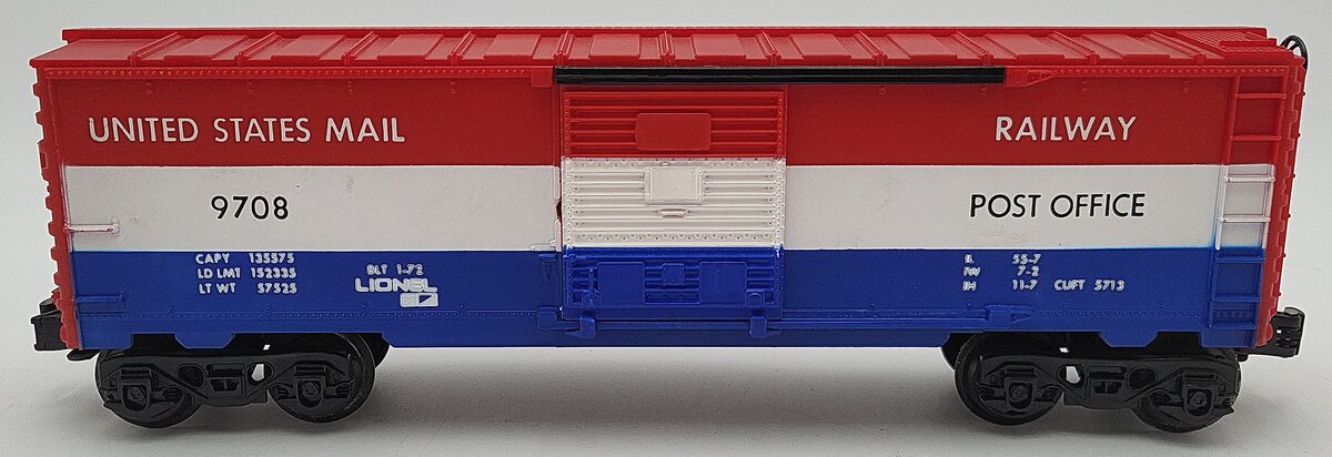 Lionel 6-9708 O Gauge United States Mail Boxcar VG