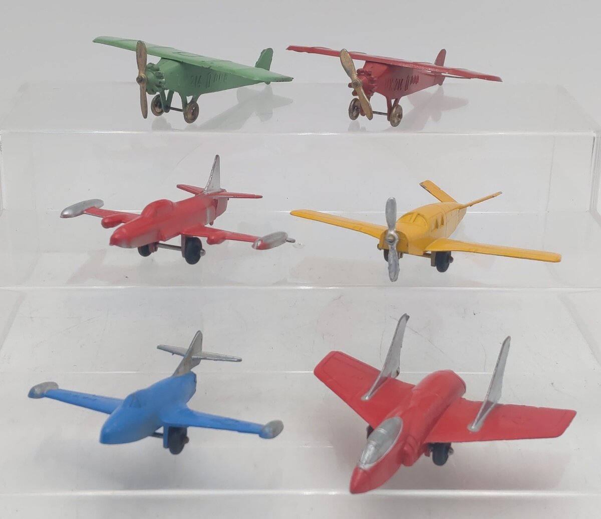 Tootsietoy Cast Metal Assorted Airplanes [6] EX