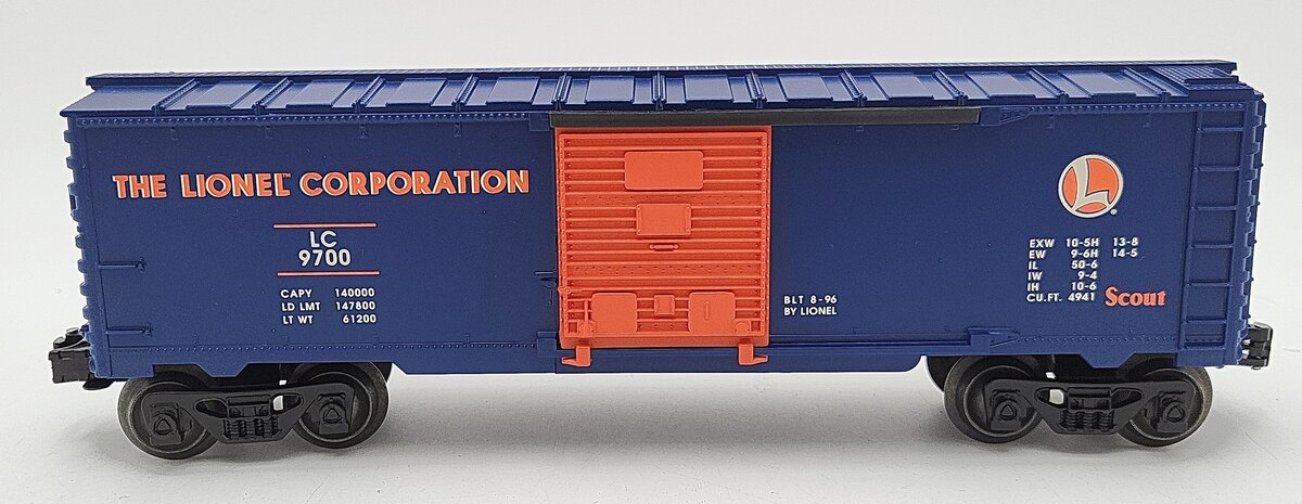 Lionel 6-16269 O Gauge Lionel Corporation Boxcar #9700 LN