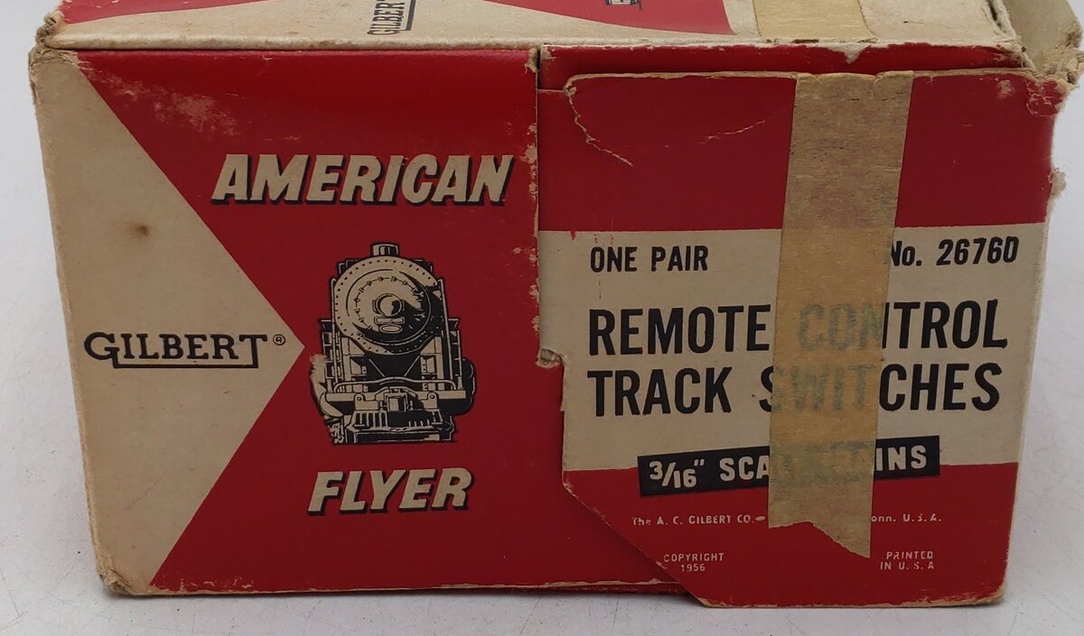 American Flyer 26760 Vintage S Electric Switches - Pair VG/Box