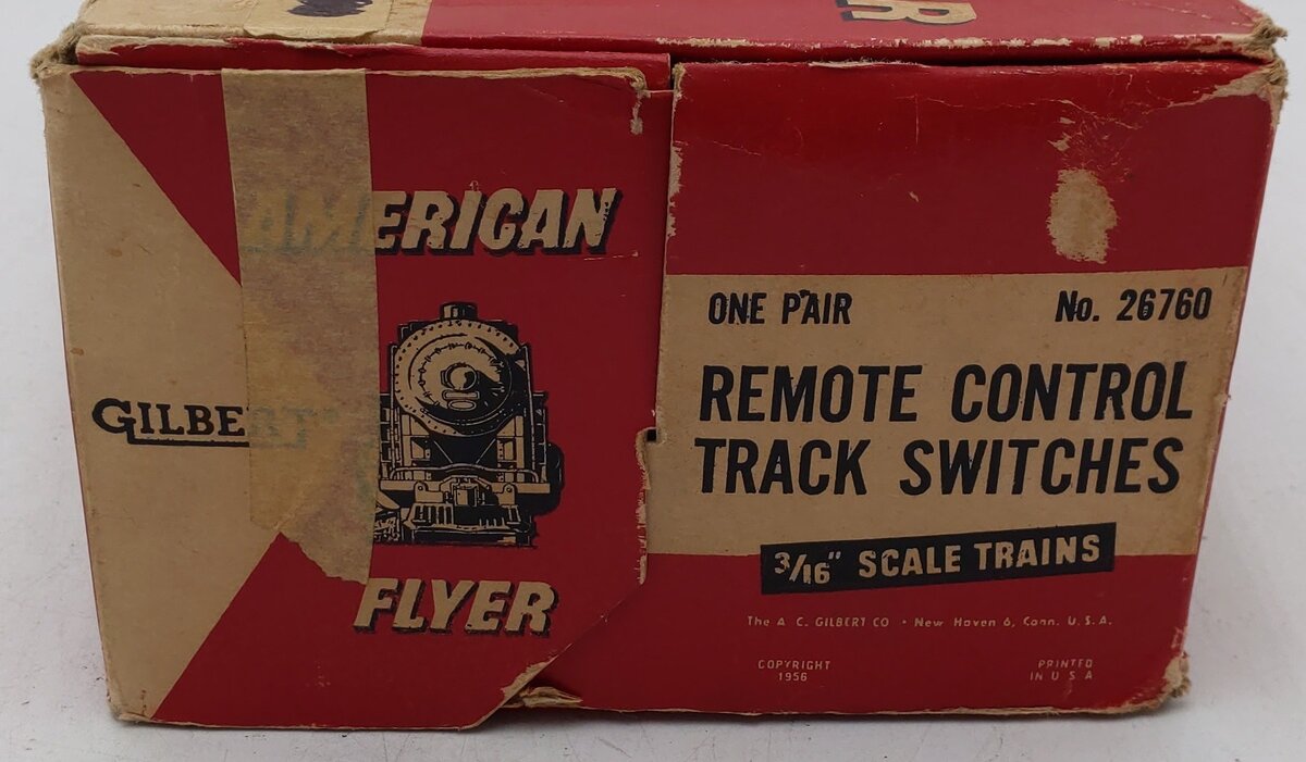 American Flyer 26760 Vintage S Electric Switches - Pair VG/Box