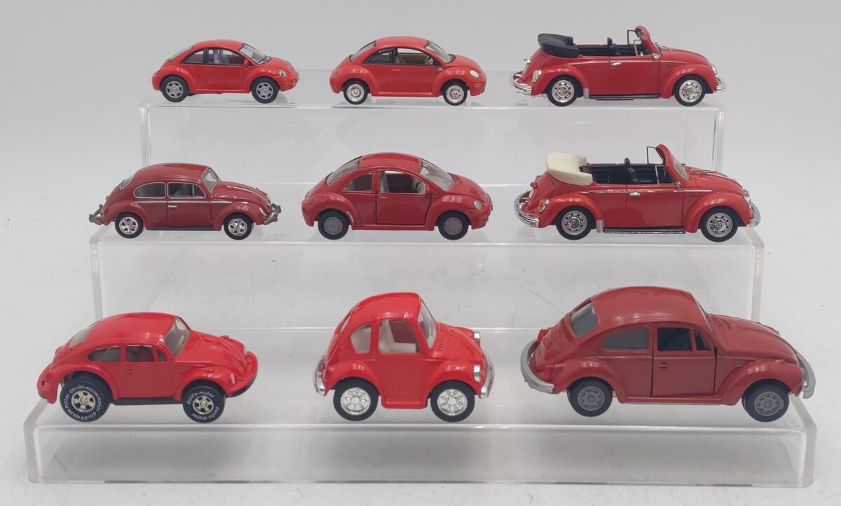Johnny Lightning, Gama, Testors & Other Die-Cast Volkswagen Beetles [9] EX