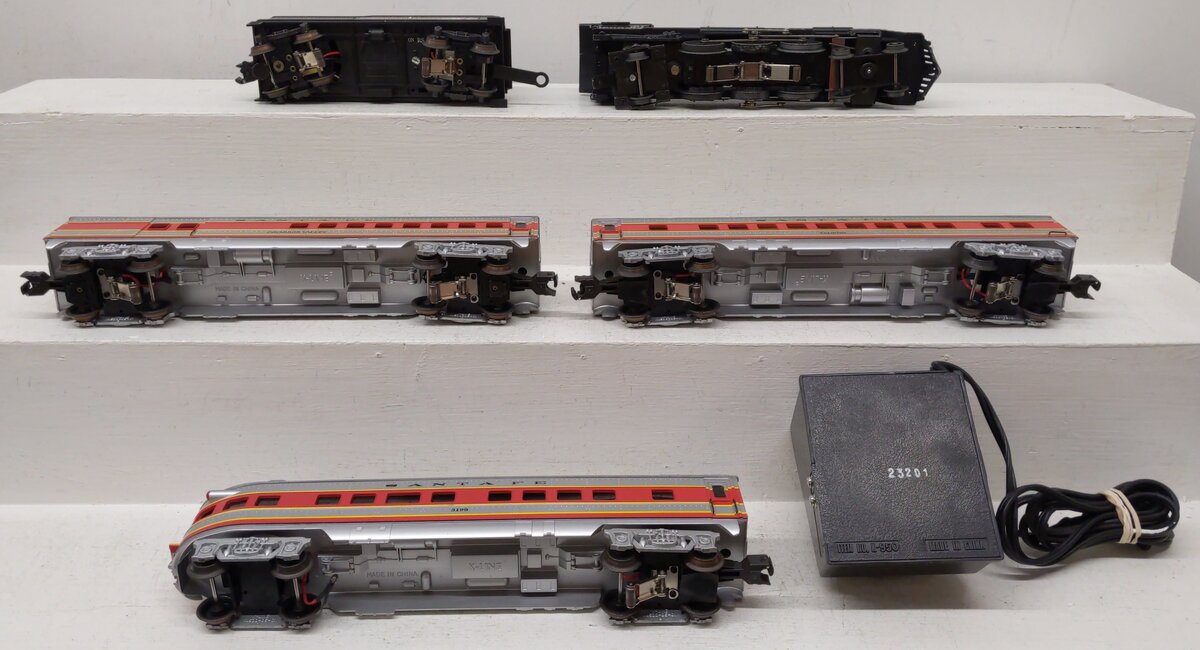 K-Line K1116 O Gauge Santa Fe Steam Chief Steam Locomotive Train Set EX/Box