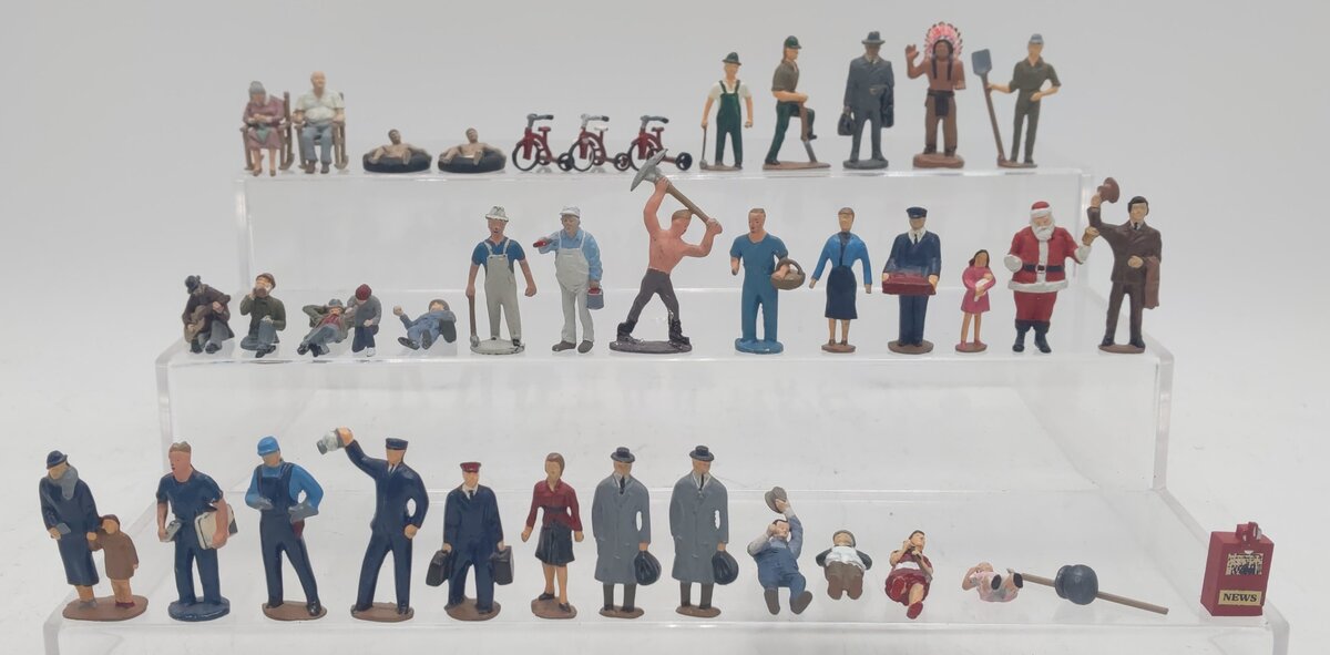 Arttista & Other O Scale Metal Figures [40] EX