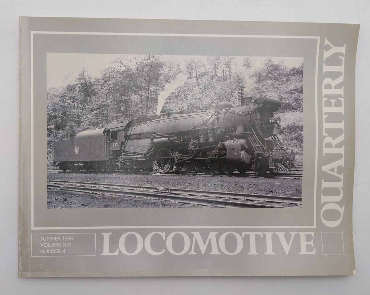 Locomotive Quarterly 1998 Summer Vol 21 #4 Paperback Book By Jack W. Jarrell EX