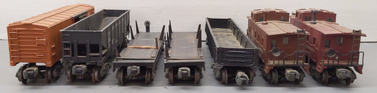Lionel Vintage O Freight Cars-NYC/LV/Lionel #3461/6457/6462/159000/25000 [7] VG