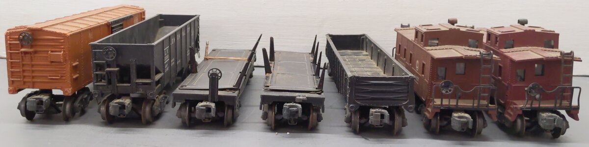 Lionel Vintage O Freight Cars-NYC/LV/Lionel #3461/6457/6462/159000/25000 [7] VG