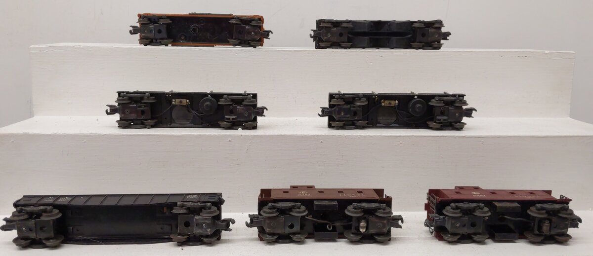 Lionel Vintage O Freight Cars-NYC/LV/Lionel #3461/6457/6462/159000/25000 [7] VG
