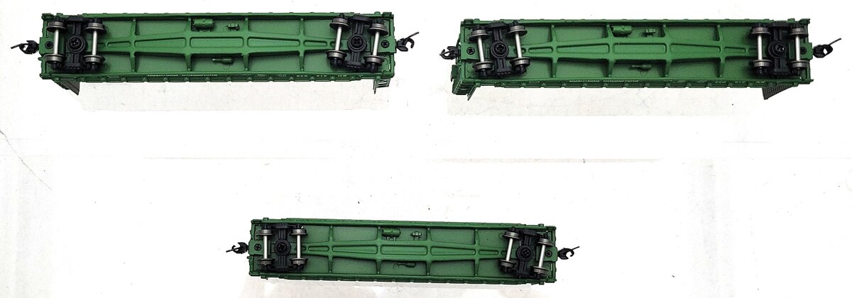 Athearn 24300 N Burlington Northern 53' Bulkhead Flat Car [3 Pack] LN/Box
