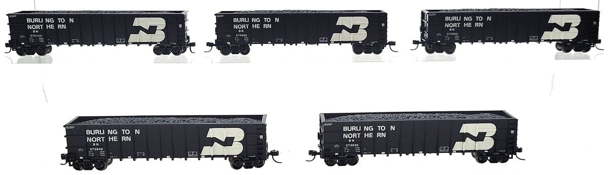 Athearn 11735 N Burlington Northern 50' Thrall High Side Coal Gondola [3 pack] LN/Box