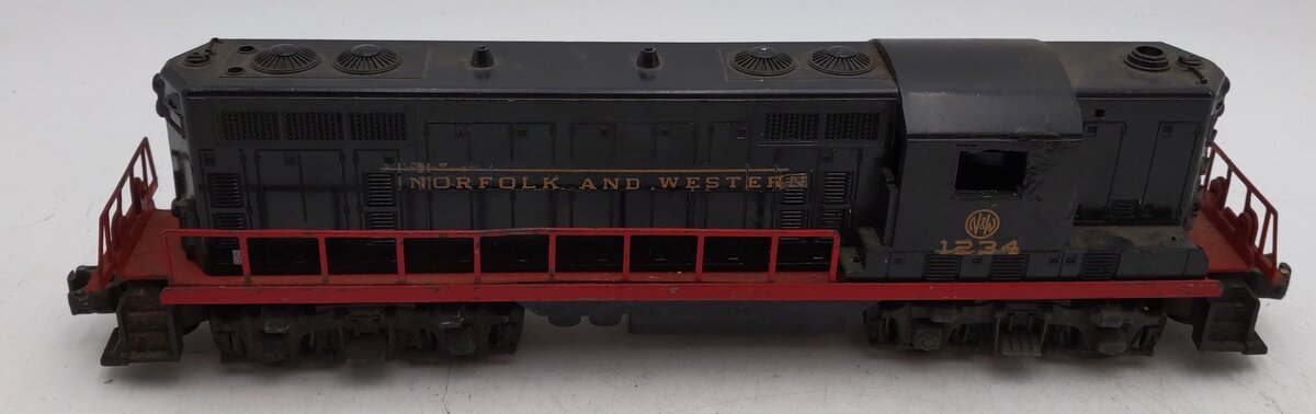Lionel O Gauge Vintage Norfolk and Western GP7 Diesel Locomotive - Custom VG