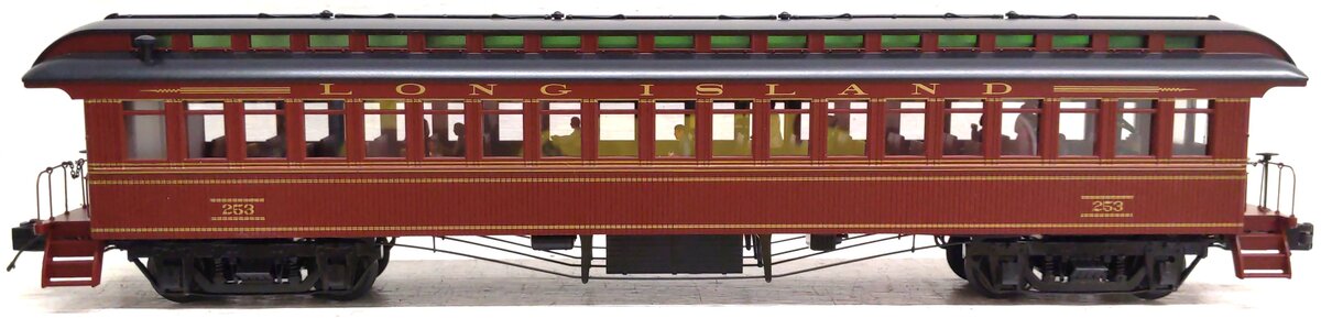 MTH 20-62022 O Gauge Long Island 64’ Woodsided Coach Car EX/Box