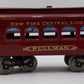 Lionel 35 Vintage Standard Gauge New York Central Tinplate  Pullman Car Painted
