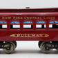 Lionel 35 Vintage Standard Gauge New York Central Tinplate  Pullman Car Painted