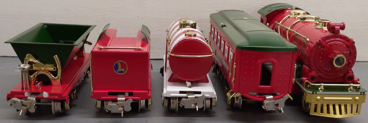 Lionel 6-51012 Tinplate Christmas O Gauge Steam Train Set EX/Box